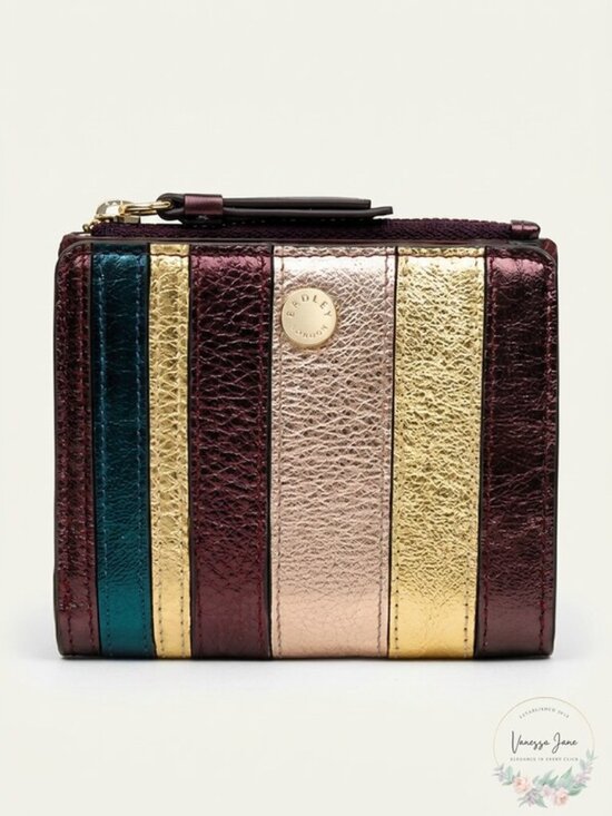 Radley London Handbags - RADLEY London Womens Clifton Leather Metallic Bifold Wallet